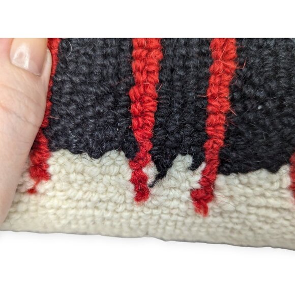 Chandler 4 Corners Hand-Hooked "Let It Snow" Pillow - Picture 5 of 13